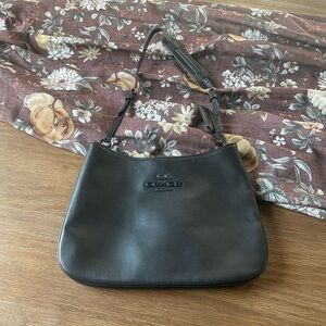 Coach Black Leather Shoulder Bag